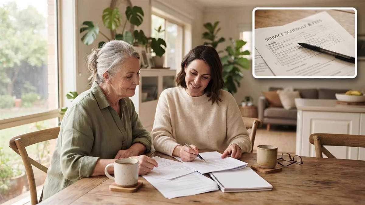 Aged care costs explained — the four fees in an Australian aged care bill